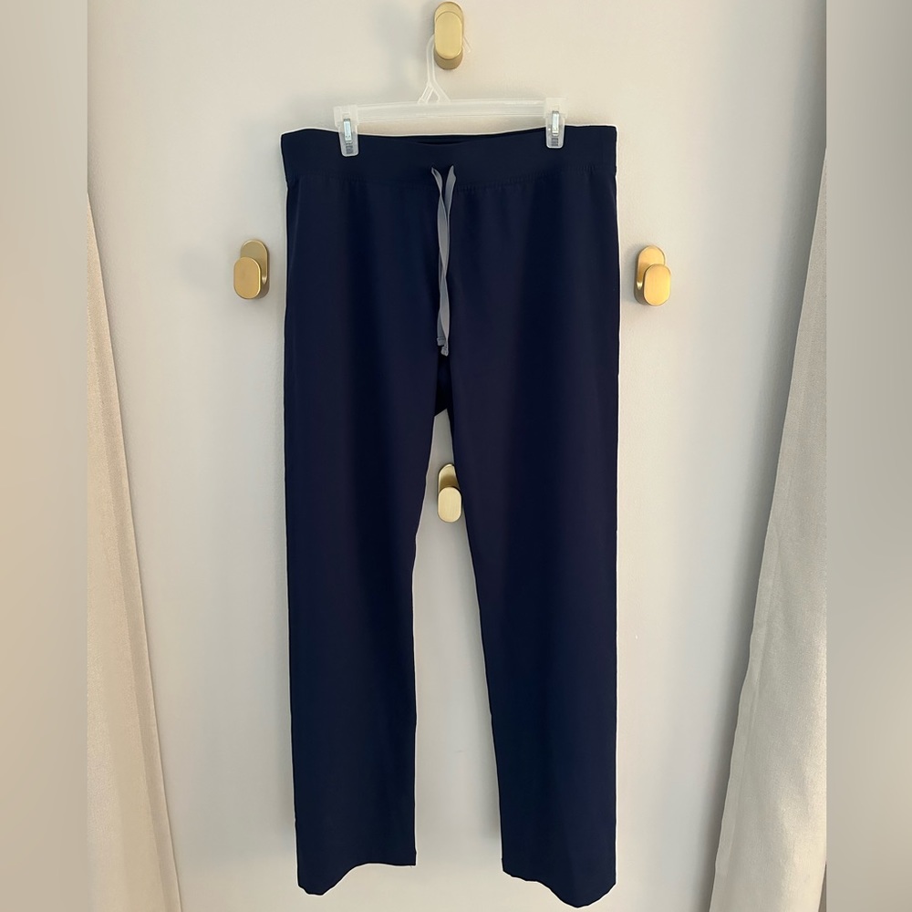 Figs Livingston Basic Scrub Pants - Navy - Size Large/Tall